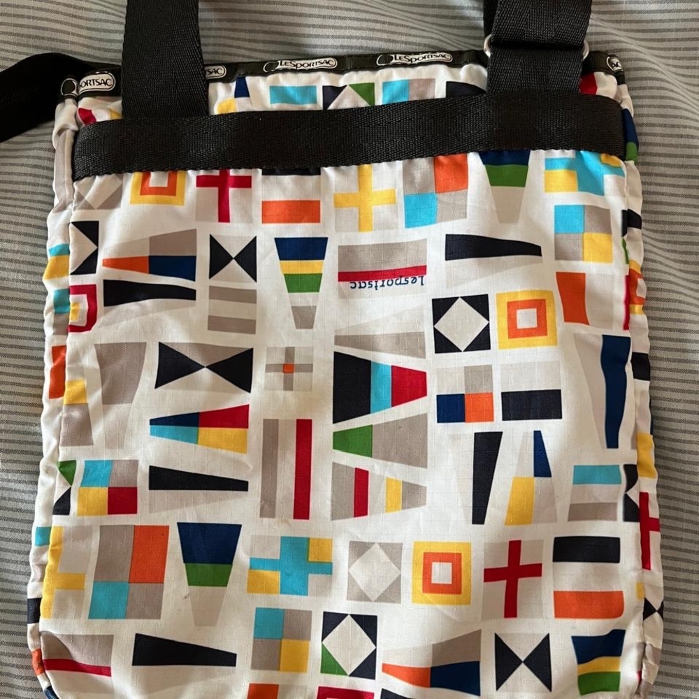 Lesportsac Colorful Geometric Zip Bag